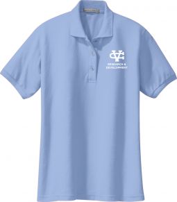 Port Authority® Ladies Silk Touch™ Polo - Light Blue - RESEARCH & DEVELOPMENT